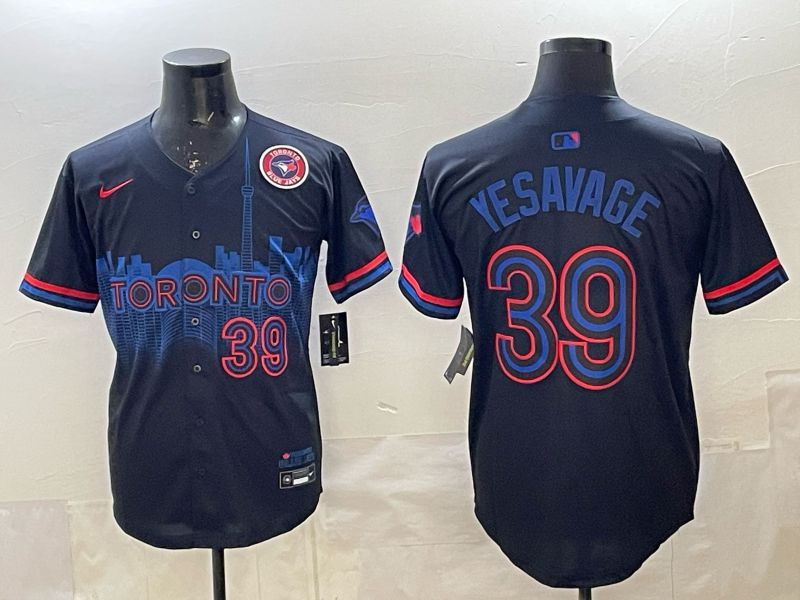 Men 2025 Toronto Blue Jays #39 Yesavage blue Game Nike MLB Jersey style 044
